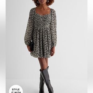 NWT Express Babydoll floral dress